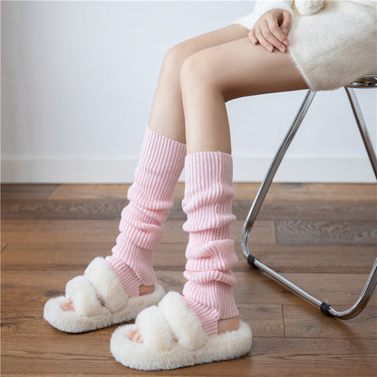 Women's Mid-calf Japanese Thickened Knitting Foot Sock