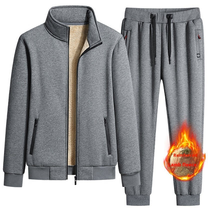 Men's Casual Lambswool Cotton Winter Fleece Plus Size