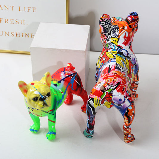 Colorful Doodle French Pet Dog