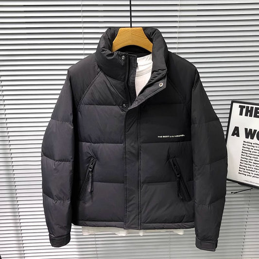 Stand Collar Men's Down Jacket Rooms Warm Jacket