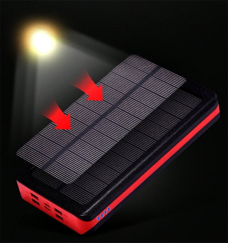 High-capacity solar power bank