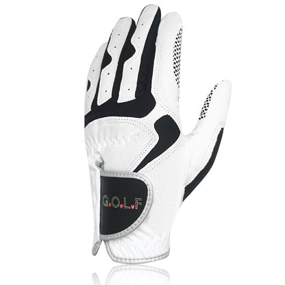 Microfiber Cloth With Non-slip Particles Breathable Golf Gloves
