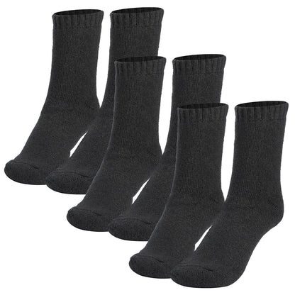 3 Color Options -- 3 Pairs Men Warm Wool Socks Soft Cozy Winter Thermal Socks For Men Thick Heat-Trapping Moisture Wicking Socks Indoor Outdoor
