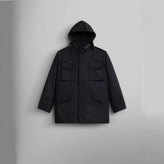 Warm, wear-resistant, mid-length shell jacket