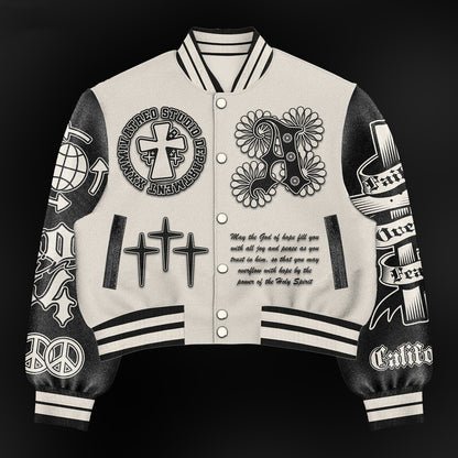 Fashion Casual Printed Polyester Sweater