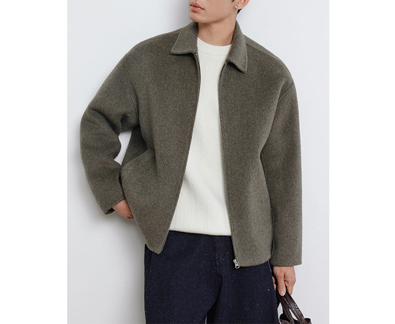 Double-sided Woolen Coat Men's 2025 Autumn And Winter