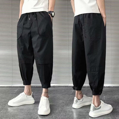 Harem Pants Men's Spring Loose Korean Style Plus Size
