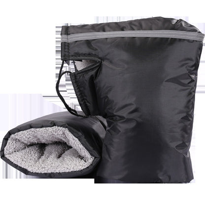 Winter Electric Motorcycle Handle Thickened Waterproof