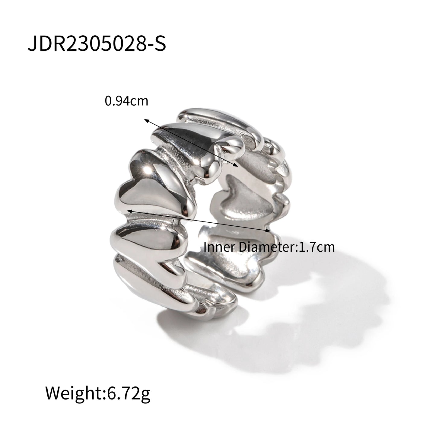 Uworld Fashion Imitation Pearl Stainless Steel Gold Color Ring for Women Engagement Party Gift Temperament Jewelry 2024