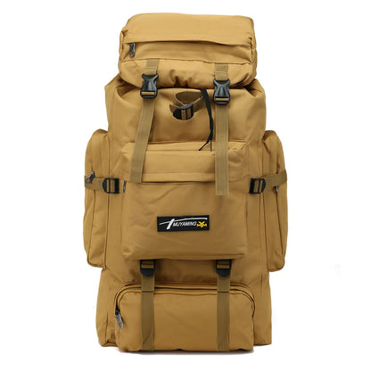70L Tactical Camping Bag Backpack Mountaineering For Men Travel Outdoor Sport Molle Rucksack Hunting Shoulder Luggage Large Bag