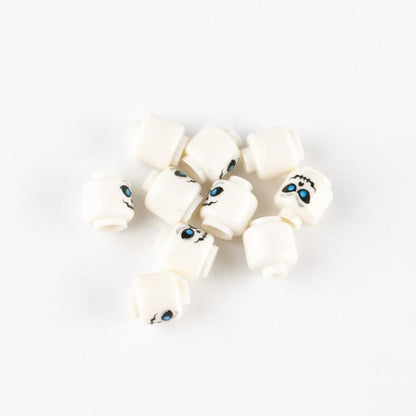 WW2 Military Army Soldier Figures Face Heads Building Blocks City Halloween Accessory Modern SWAT Minifigs Skull Parts Brick Toy