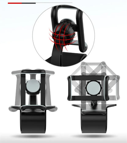Suporte giratório 360 para celular automotivo, suporte universal para painel de carro, suporte para aderência automática, suporte fixo para celular
