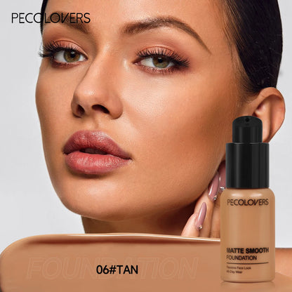Full Coverage Concealer Foundation - Long-Lasting, Waterproof Natural Matte Finish for Flawless Skin Easy To Create Daily Makeup