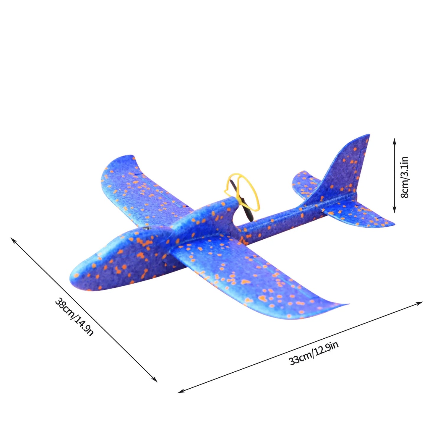 Electric Foam Plane Glider Hand Throw Airplane with LED Light Automatic Flight Planes Outdoor Kids Toys for Children Boys Gifts
