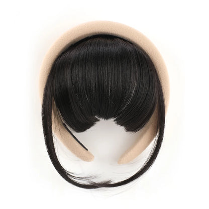 Front Hair Bangs Hair Synthetic Extensions With Magic Paste hair Bands Bangs Wigs Synthetic Wigs Headband for Halloween