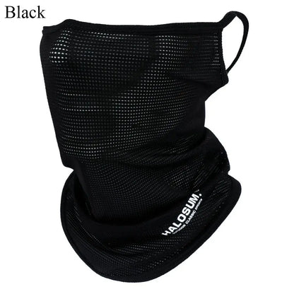 Summer Ice Silk Sun Protection Bike Mask Full Face Mask Balaclava Breathable Sun UV Protection Outdoor Sport Cycling Men Women