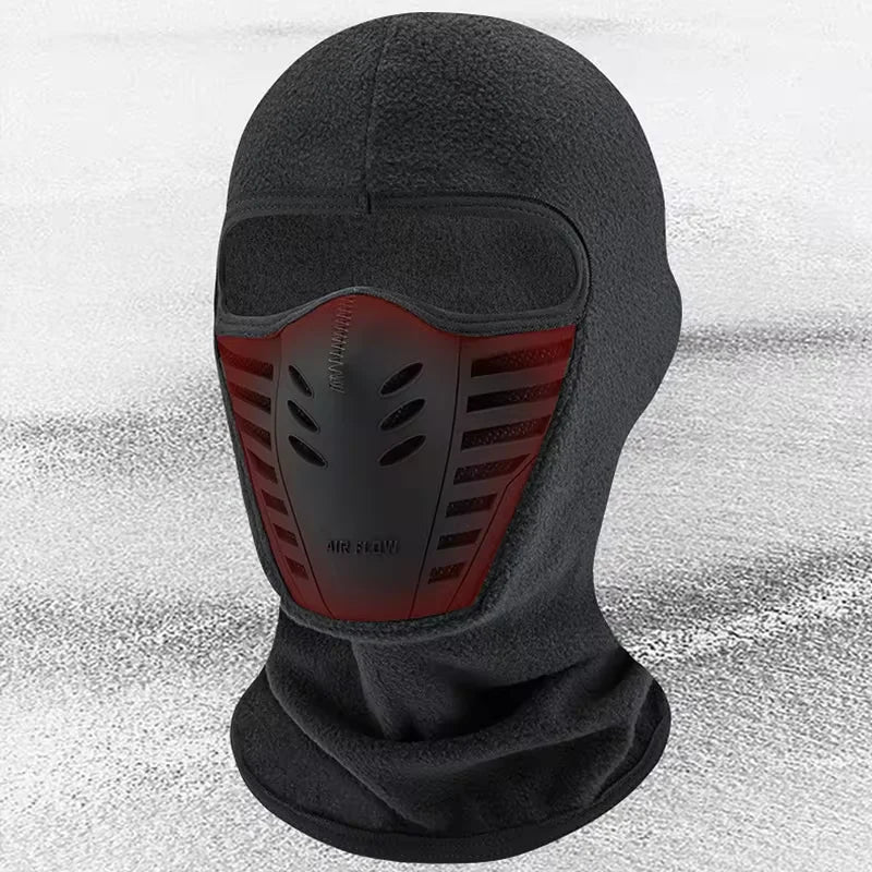 Motorcycle Mask Fleece Thermal Neck Full Face Mask Keep Warm Riding Balaclava Biker Ski Winter Windproof Dustproof Face Shield