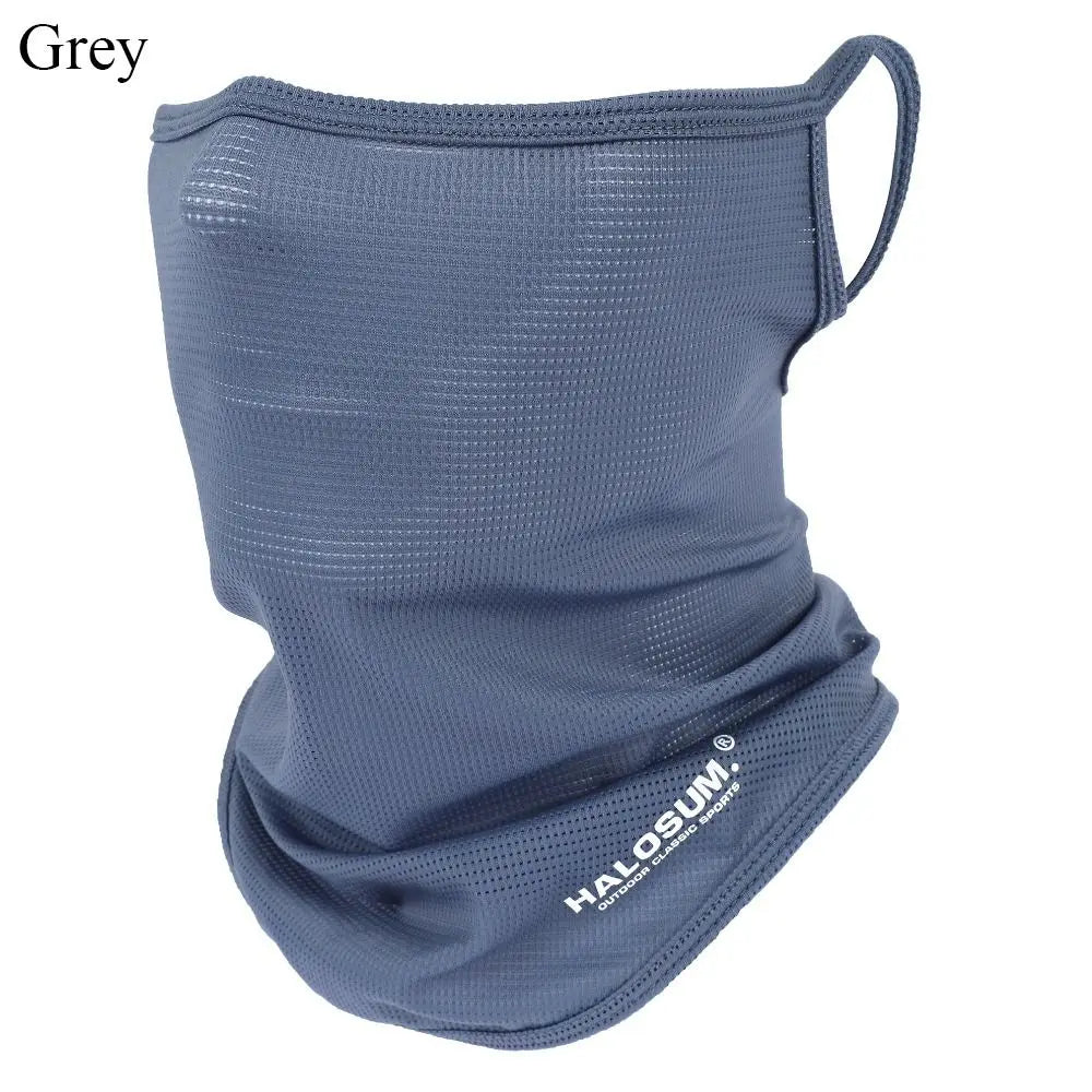 Summer Ice Silk Sun Protection Bike Mask Full Face Mask Balaclava Breathable Sun UV Protection Outdoor Sport Cycling Men Women