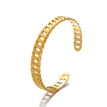 Stainless Steel Bangles Bracelets for women Trendy Aesthetic Opening Bangles Jewelry Wedding Gift pulseras mujer bijoux