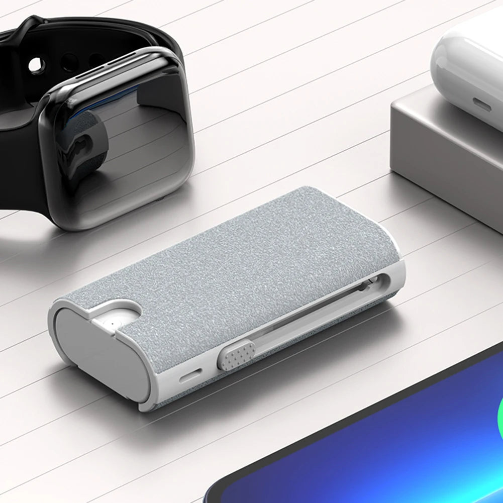 5 in 1 Earphone Case Cleaning Pen with Spray Port Portable Computer Keyboard Cleaner Multifunctional Accessories for Airpods 3