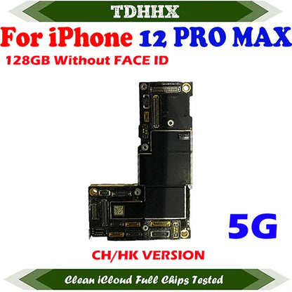 CleaniCloud Full Working Well Mainboard for iPhone 12Pro / 12 Pro MAX Motherboard with Face ID OK Main Logic Board 12Mini