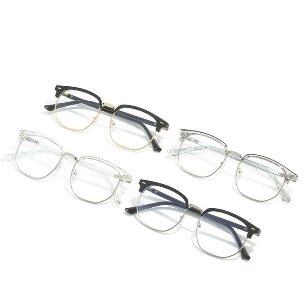 Photochromic Anti Radiation Glasses Eyeglass Eyeglasses for Woman Men Vintage Eyebrow Frame Glasses Fashion Eyewear