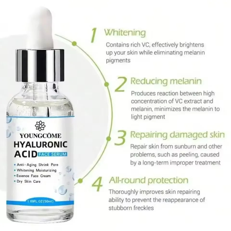 Hyaluronic Acid Brightens Skin Tone Shrinks Facial Hydrating Dry Skin Making Your Skin Smooth Korean Skin Care Products