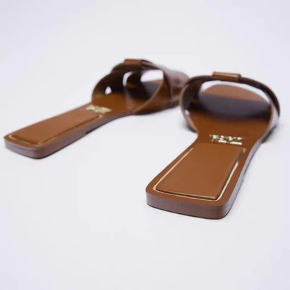 Designer Woman Flat Slippers Luxury Designer Sandals Casual Bottom Slippers Summer Women Sandals New Shoes for Women