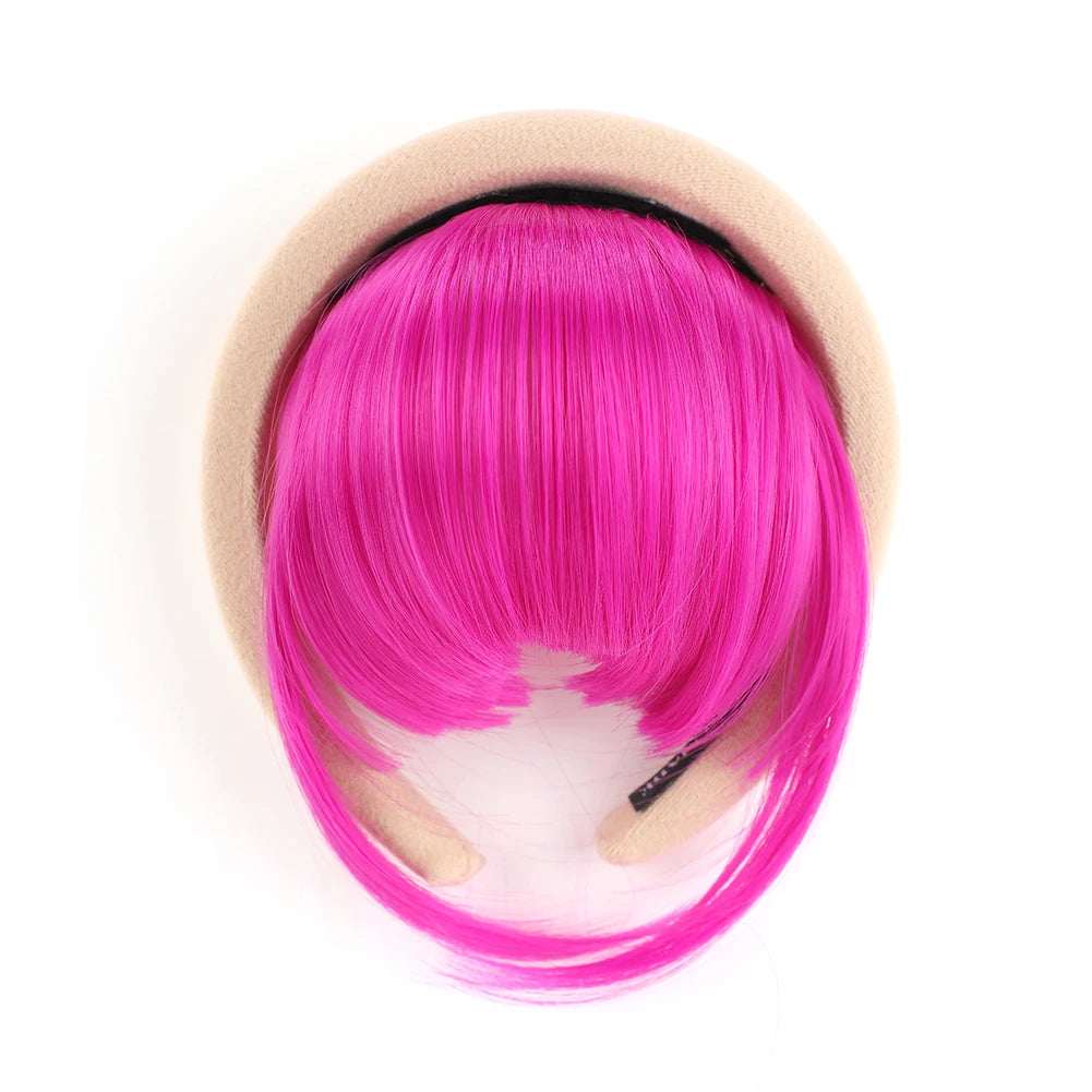 Front Hair Bangs Hair Synthetic Extensions With Magic Paste hair Bands Bangs Wigs Synthetic Wigs Headband for Halloween
