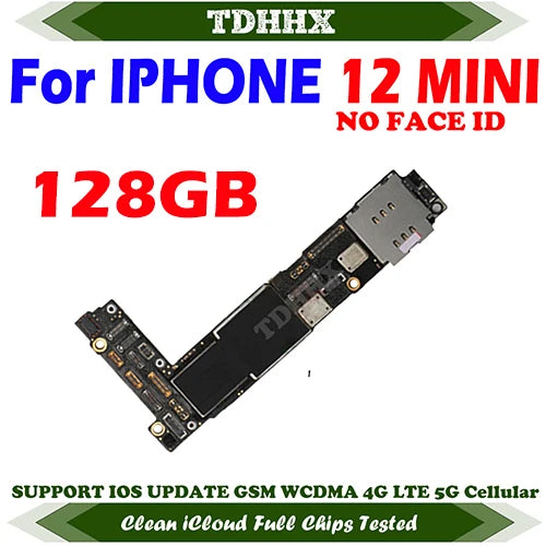 CleaniCloud Full Working Well Mainboard for iPhone 12Pro / 12 Pro MAX Motherboard with Face ID OK Main Logic Board 12Mini