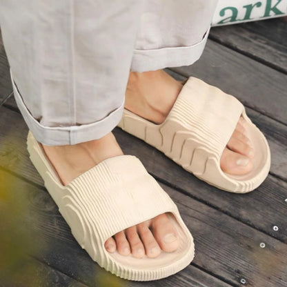 Indoor Outdoor Slippers For Men Women Summer Platform Shoes Soft EVA Anti-slip Couples Bathroom Beach Slides Leisure Sandals