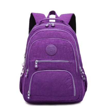 Women's Stylish Small Travel Backpack Waterproof Back to School Girls Sac De Luxe Femme Luxury Brand Bag Mochila Impermeable