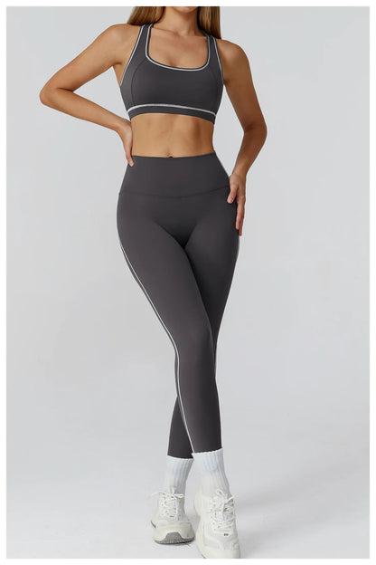 Yoga Set 2/3PCS Sports Outfits Women Clothes Fitness Tracksuit Gym Legging Workout Long Sleeved Female Bra Yoga Suit Sportswear