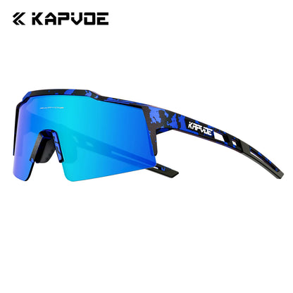 Kapvoe Bike Sunglasses Cycling Glasses for Man MTB Goggles Women Outdoor Camping Hiking Sports  UV400 Riding Bicycle Eyewear