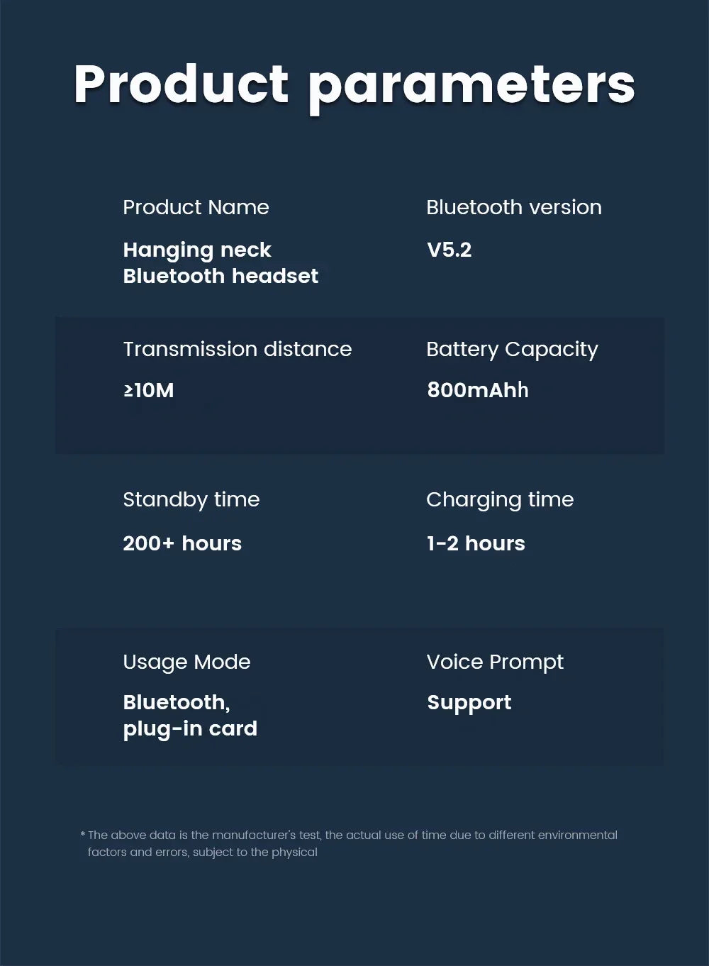 Bluetooth 5.2 Earphones Neckband Headphones TWS Wireless Headsets HiFi Stereo LED Digital Display Dual Mode Waterproof Earbuds