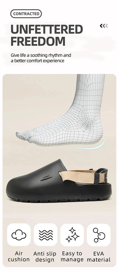 Men's thick-soled summer outdoor anti-slip soft-bottomed sandals