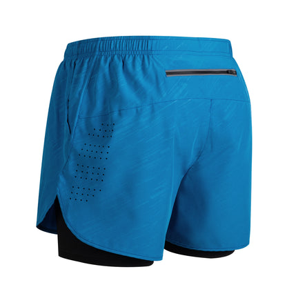 Gym Shorts Men Running Shorts with Liner Pockets Towel Loop Quick Dry Lightweight Workout Men's Breathable Athletic Sport Shorts