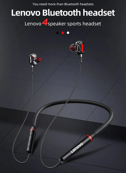 Original Lenovo HE05 Pro TWS Wireless Earphone Bluetooth 5.0 Sports Noise Canceling Neckband Headphones Waterproof Microphone