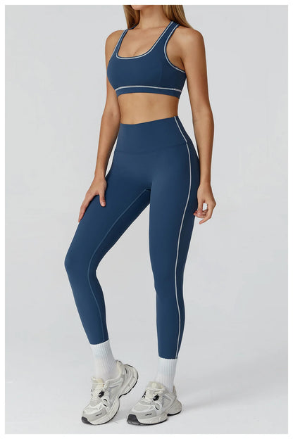 Yoga Set 2/3PCS Sports Outfits Women Clothes Fitness Tracksuit Gym Legging Workout Long Sleeved Female Bra Yoga Suit Sportswear