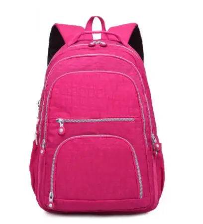 Women's Stylish Small Travel Backpack Waterproof Back to School Girls Sac De Luxe Femme Luxury Brand Bag Mochila Impermeable