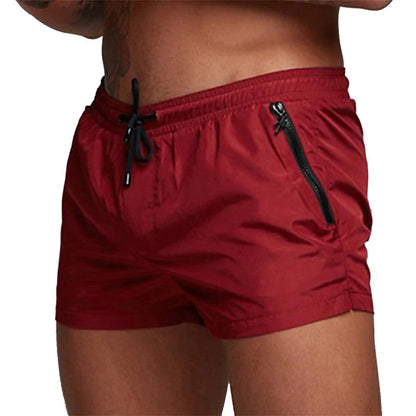 Mens Swim Trunks with Zipper Pockets Mesh Liner Summer Beach Board Shorts Quick Dry Swimming Bathing Suit Swimsuit Swimwear