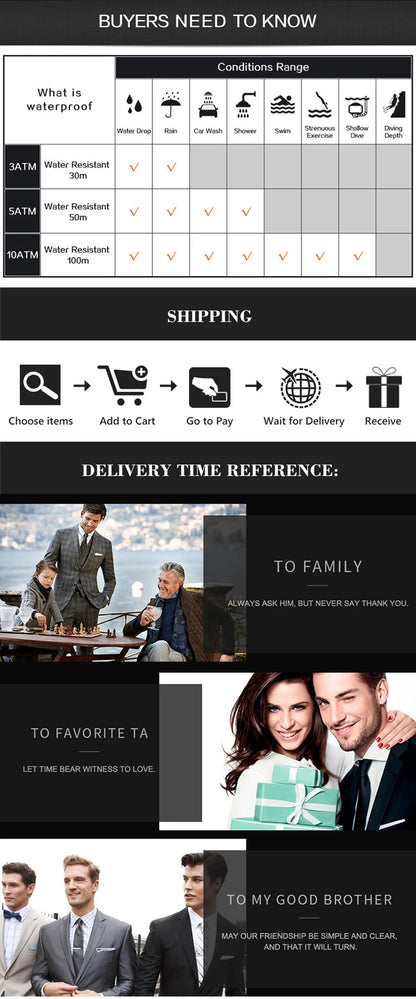 POEDAGAR Luxury Top Men Wristwatch Quartz Original Leather Men's Watches Date Chronograph Waterproof Luminous Man Watch Male+Box
