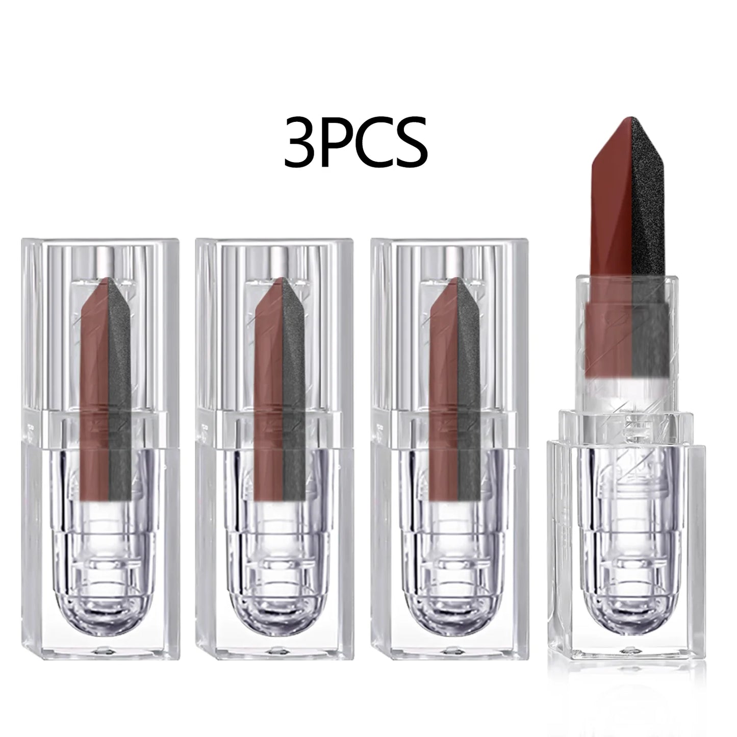Lipstick Waterproof Long Lasting Moisturizing Matte Non-stick Cup Pearlescent Diamond Lip Tint Red Sexy Lips Makeup