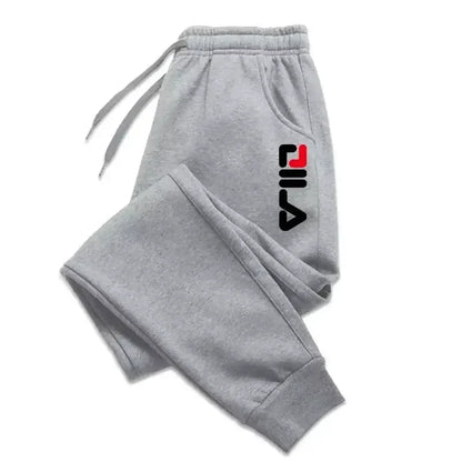 Autumn Winter Men's Joggers Drawstring Casual Pants Fleece Sweatpants Workout Running Gym Fitness Sports Trousers WK007