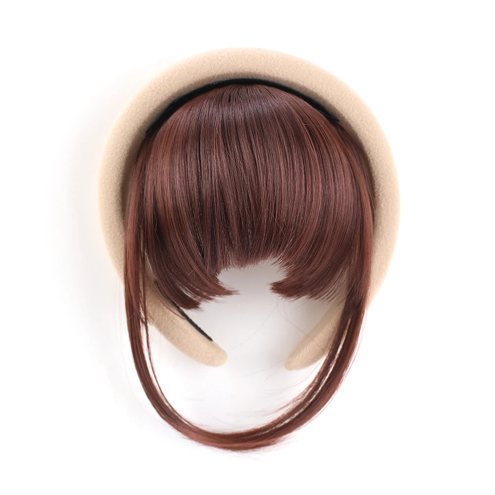 Front Hair Bangs Hair Synthetic Extensions With Magic Paste hair Bands Bangs Wigs Synthetic Wigs Headband for Halloween