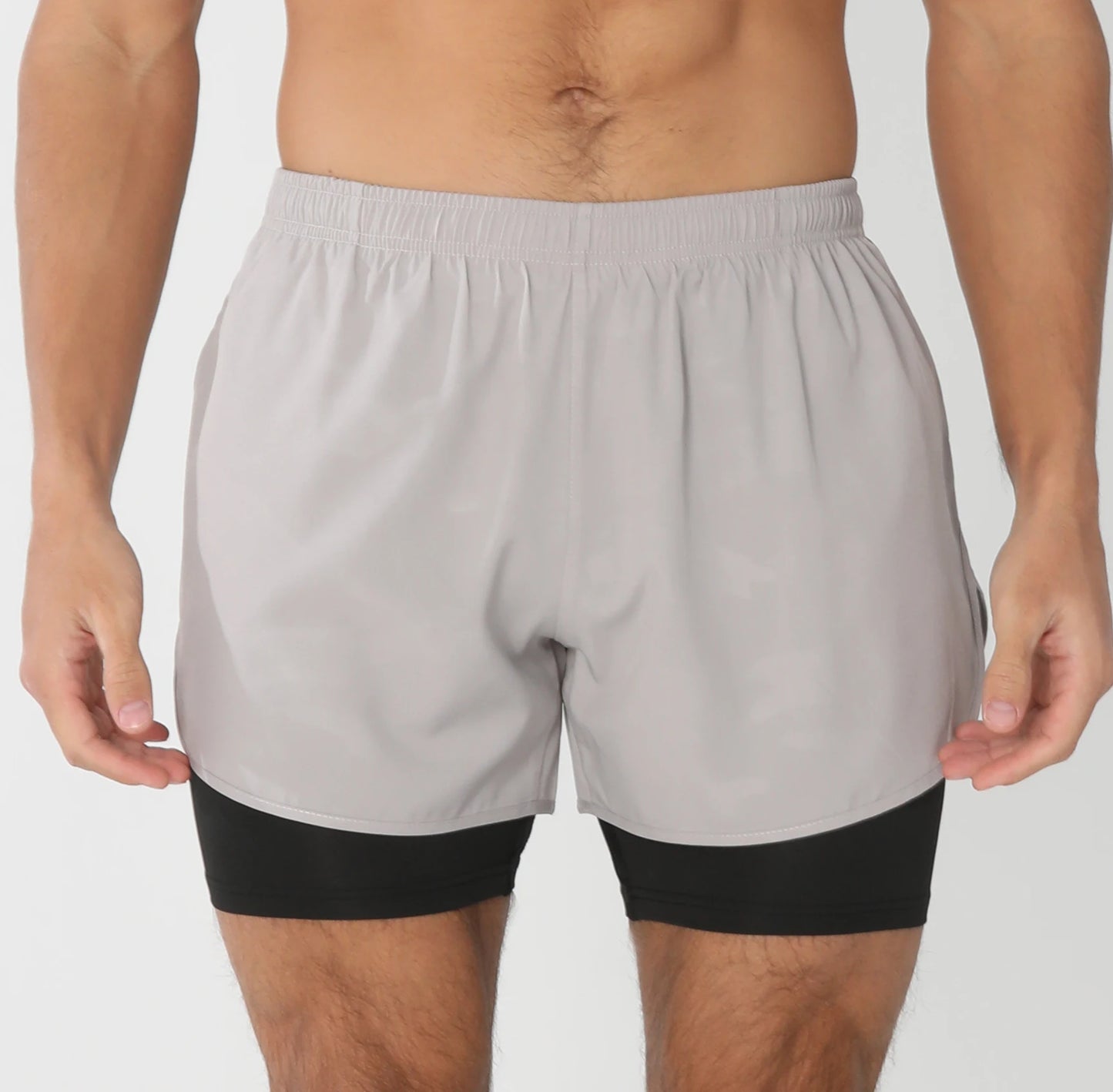 Gym Shorts Men Running Shorts with Liner Pockets Towel Loop Quick Dry Lightweight Workout Men's Breathable Athletic Sport Shorts