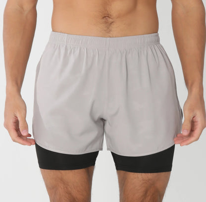 Gym Shorts Men Running Shorts with Liner Pockets Towel Loop Quick Dry Lightweight Workout Men's Breathable Athletic Sport Shorts