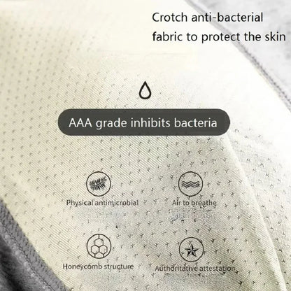 Men's Boxers Cotton Comfort Briefs Underwear Black Gray L XL XXL XXXL Breathable Fashion Fitness Sports