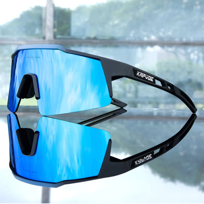 Kapvoe Bike Sunglasses Cycling Glasses for Man MTB Goggles Women Outdoor Camping Hiking Sports  UV400 Riding Bicycle Eyewear