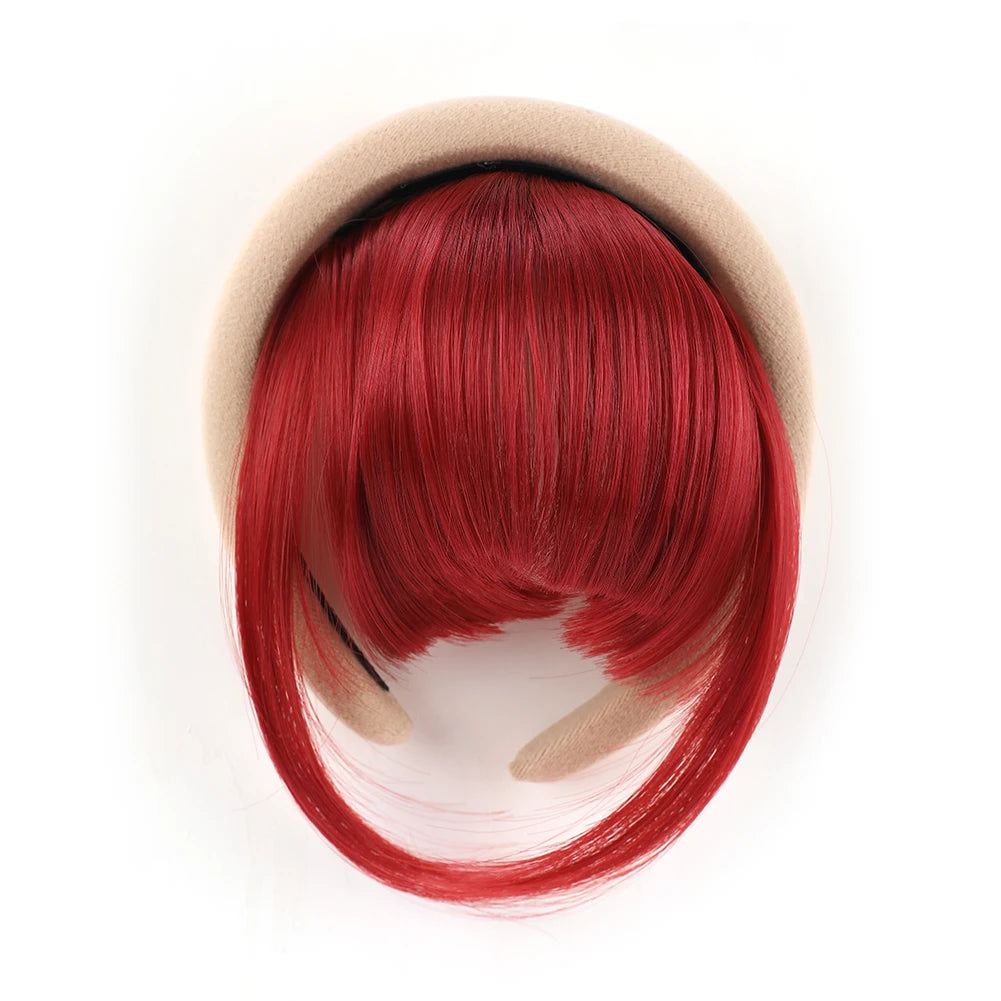 Front Hair Bangs Hair Synthetic Extensions With Magic Paste hair Bands Bangs Wigs Synthetic Wigs Headband for Halloween